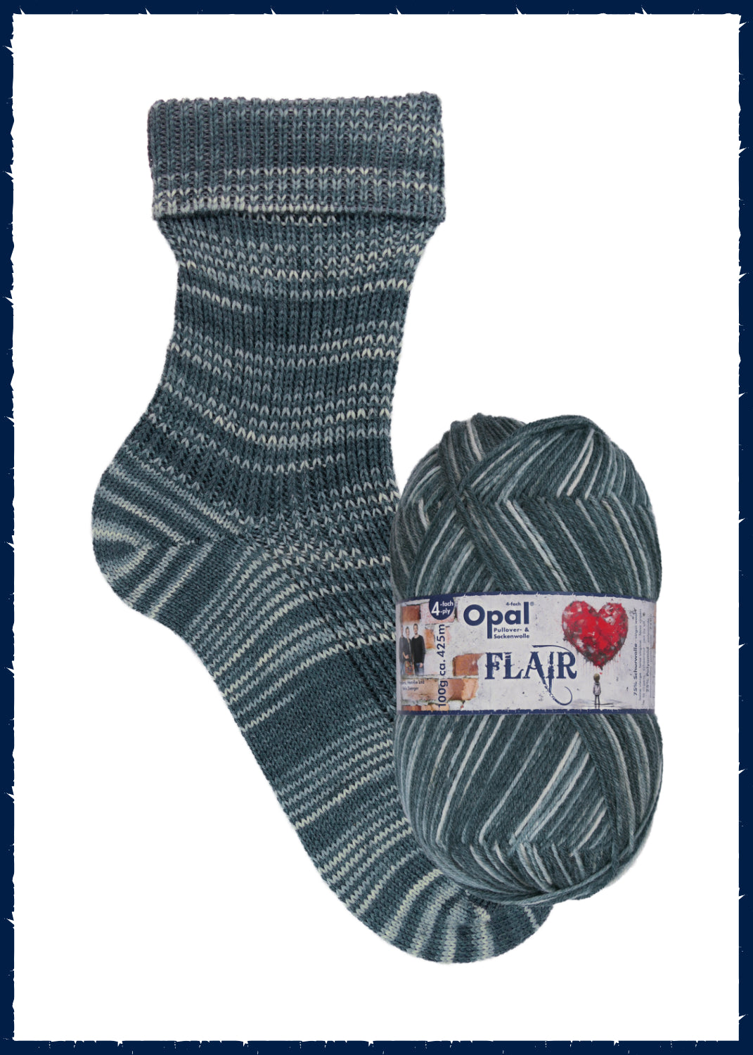 Sockenwolle Opal Flair 4-fach