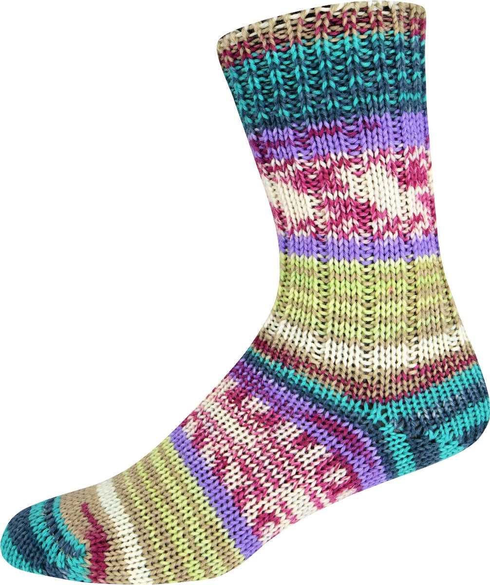 Sockenwolle 6-fach Merino Color Sort. 372 von Online