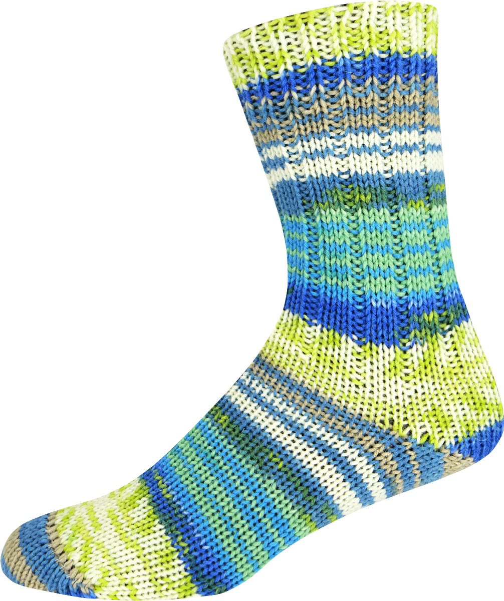 Sockenwolle 6-fach Merino Color Sort. 372 von Online