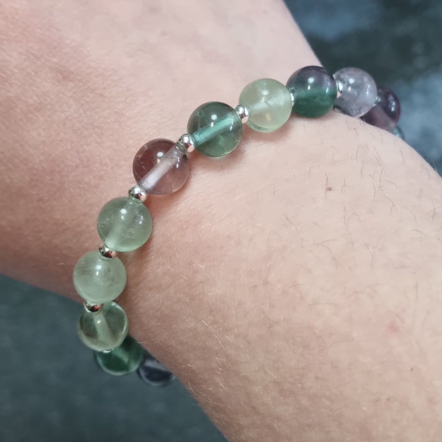Fluorit Edelsteinarmband – Klarheit & Harmonie