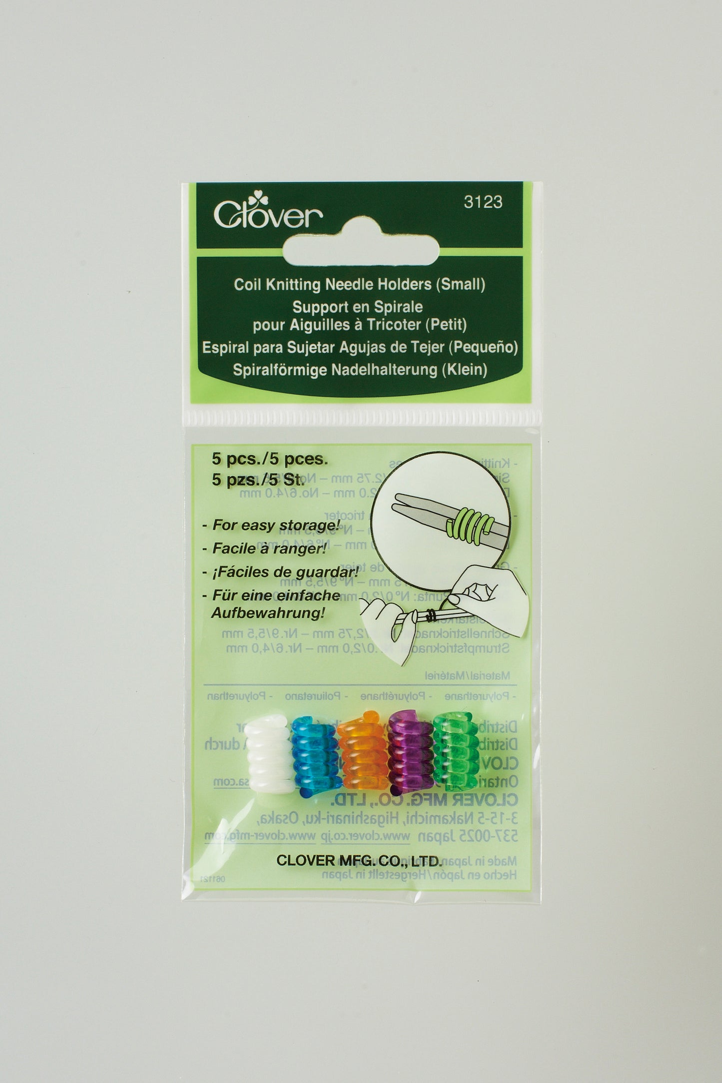 Spiralförmige Nadelhalterung klein von Clover