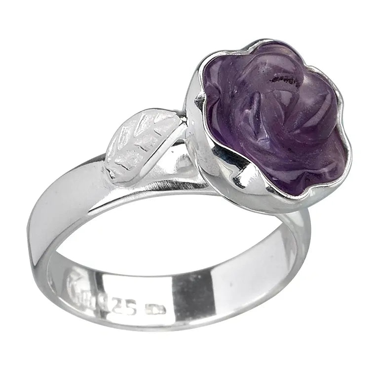 Ring "Rose" Amethyst, Größe 57