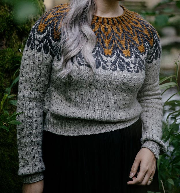 Nordic - Top Down und nahtlos gestrickt