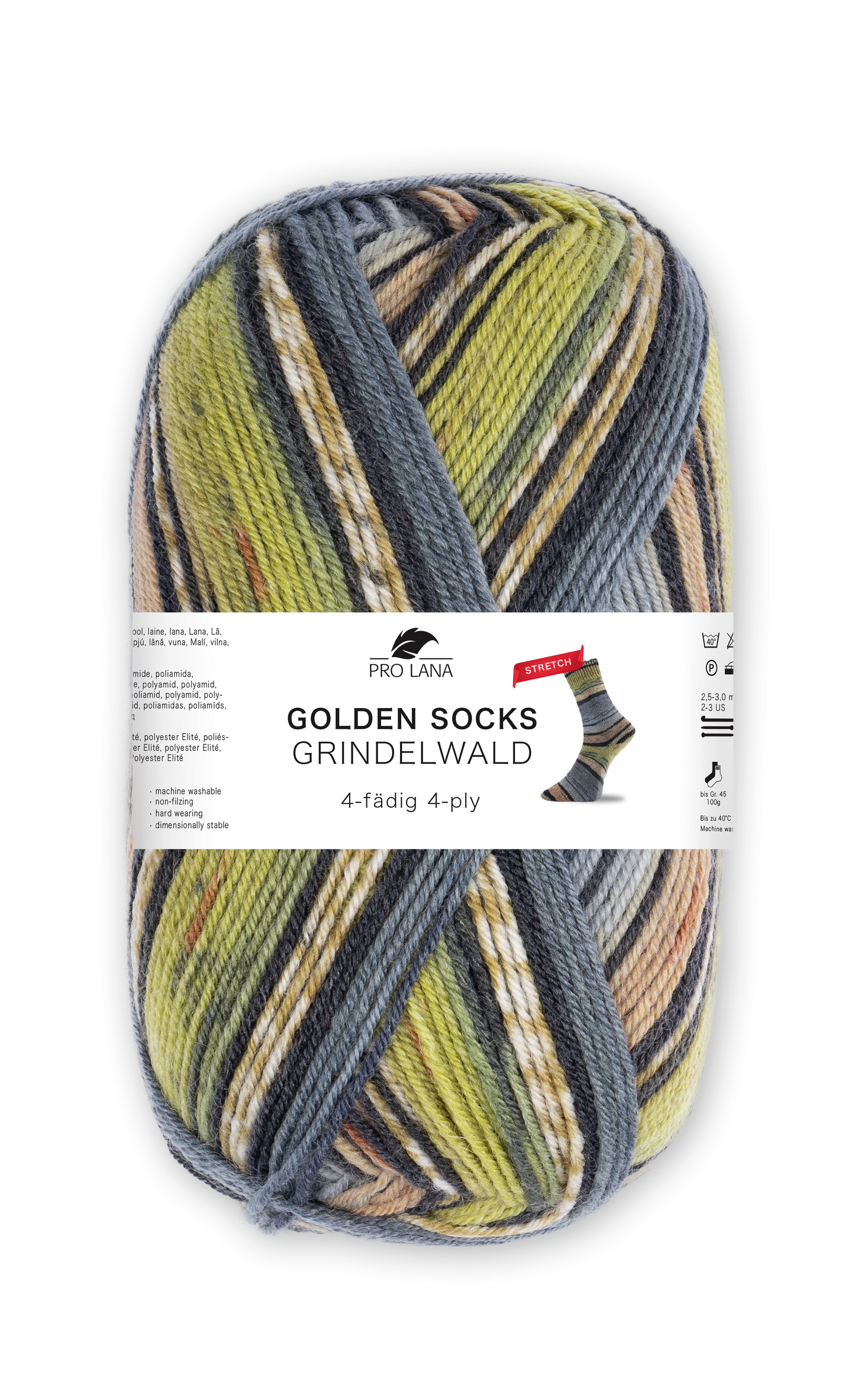 Golden Socks Grindelwald Stretch von Pro Lana