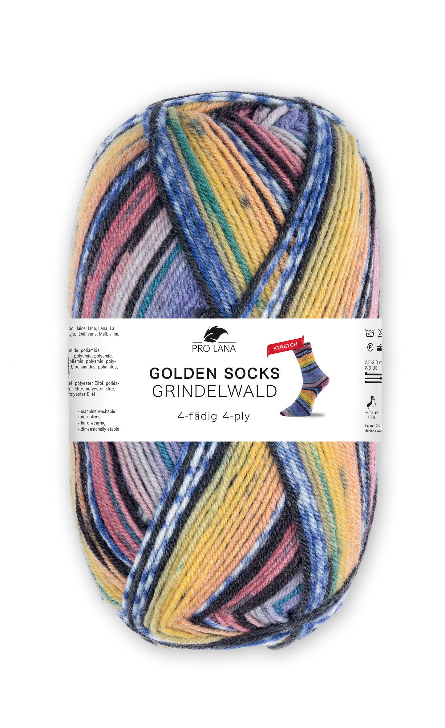 Golden Socks Grindelwald Stretch von Pro Lana