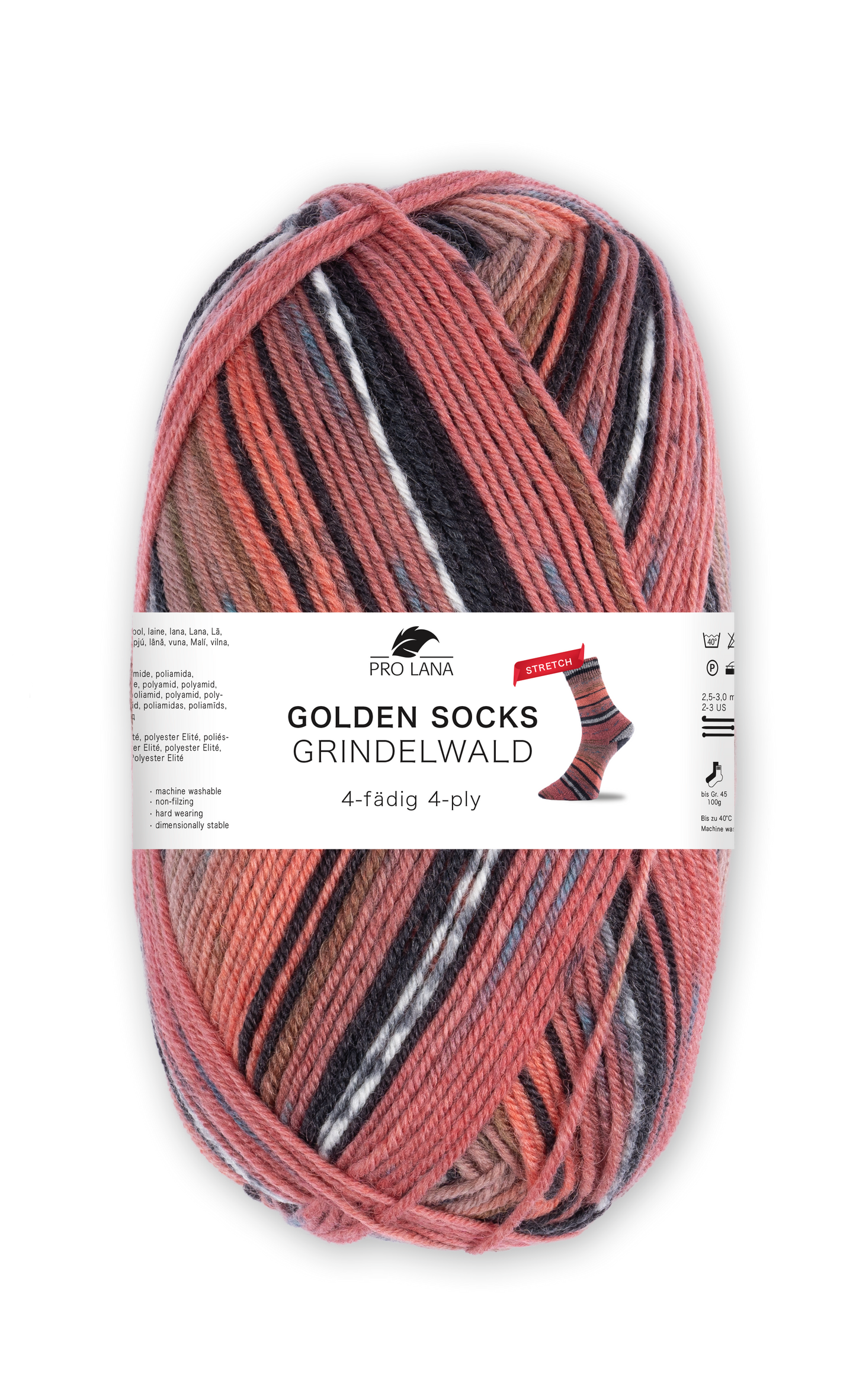 Golden Socks Grindelwald Stretch von Pro Lana