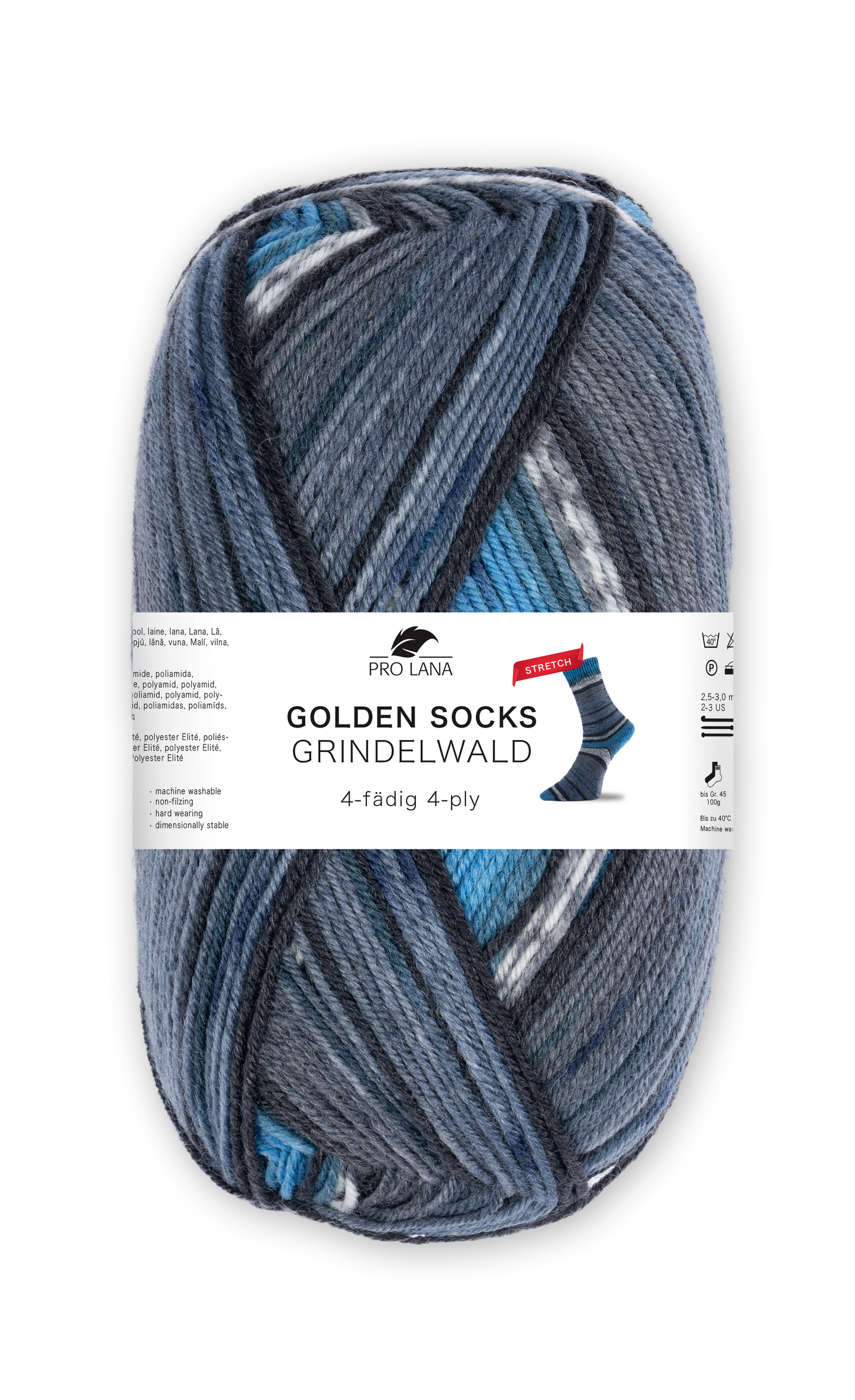 Golden Socks Grindelwald Stretch von Pro Lana