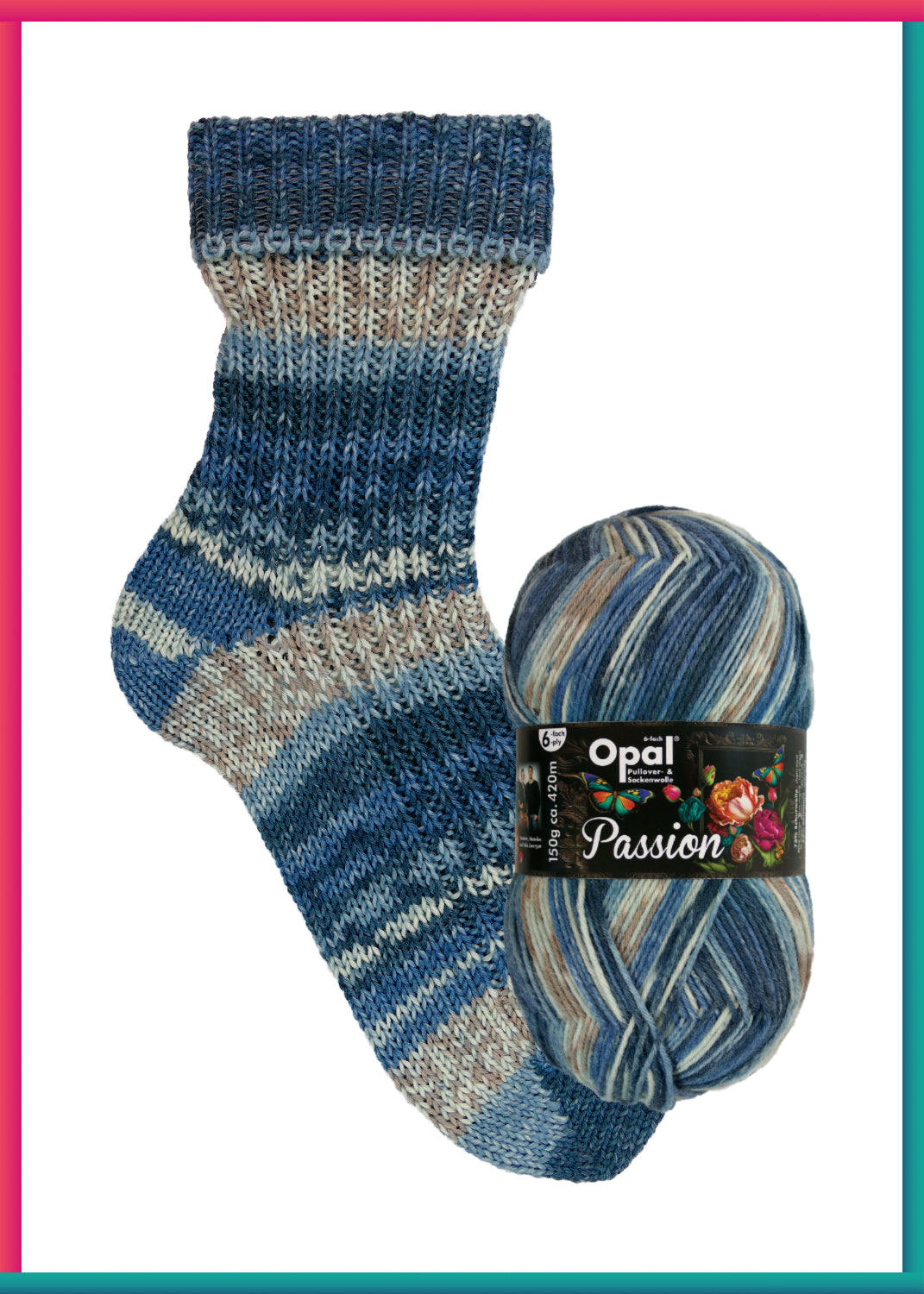 Sockenwolle Opal Passion 6-fach