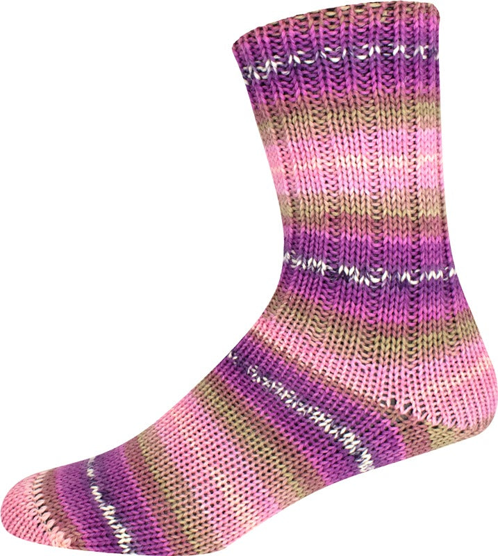 Online Supersocke Merino Color 6-Fach Sort. 342