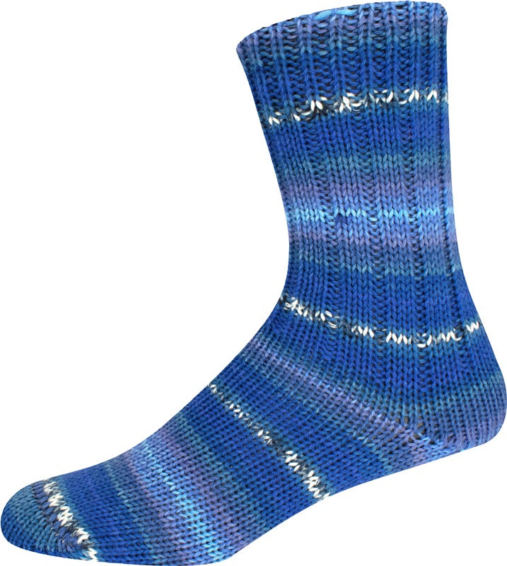 Online Supersocke Merino Color 6-Fach Sort. 342