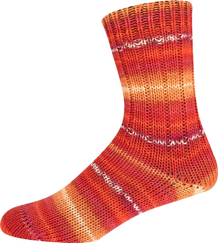 Online Supersocke Merino Color 6-Fach Sort. 342