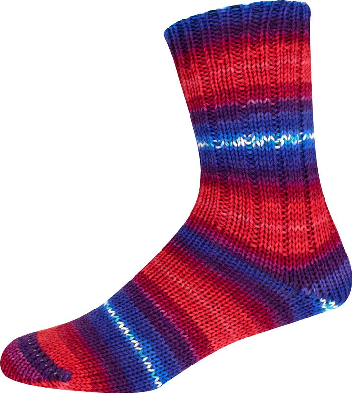 Online Supersocke Merino Color 6-Fach Sort. 342