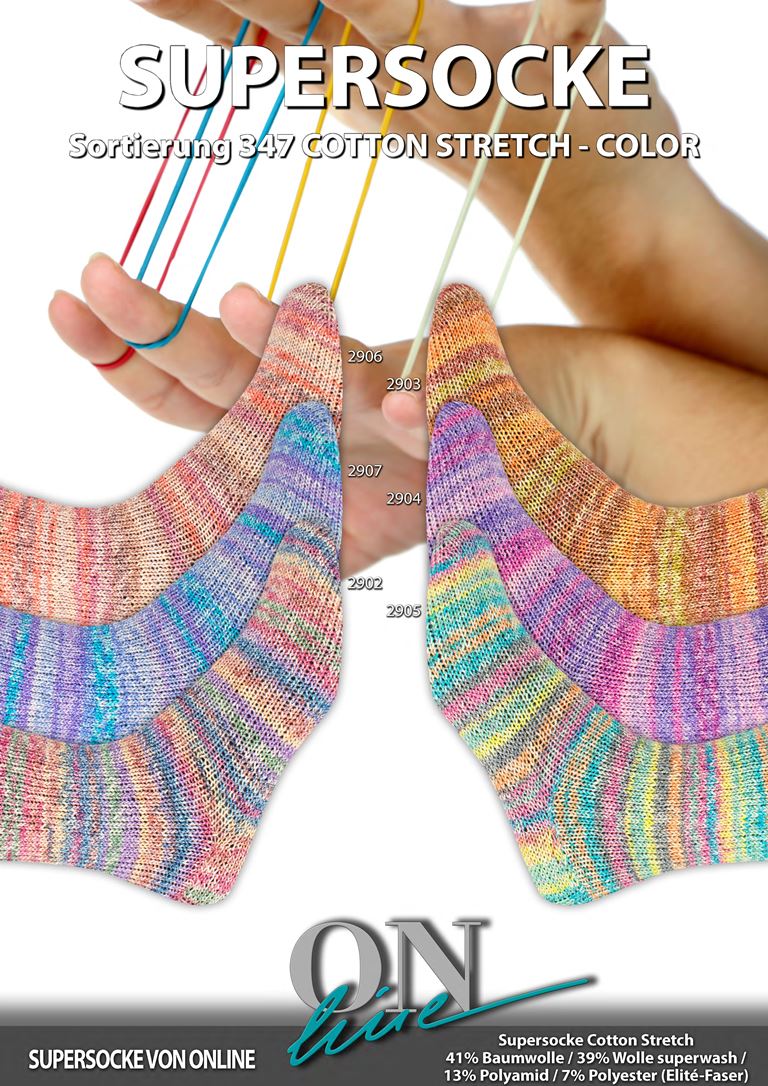 Online Supersocke Cotton Stretch Sort. 347