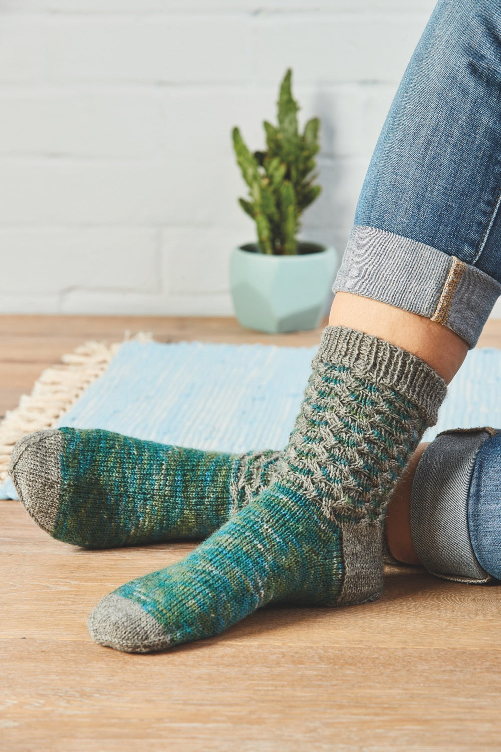 Socken mit Hebemaschen von Babette Ulmer