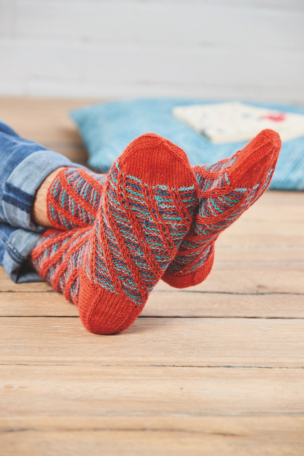 Socken mit Hebemaschen von Babette Ulmer