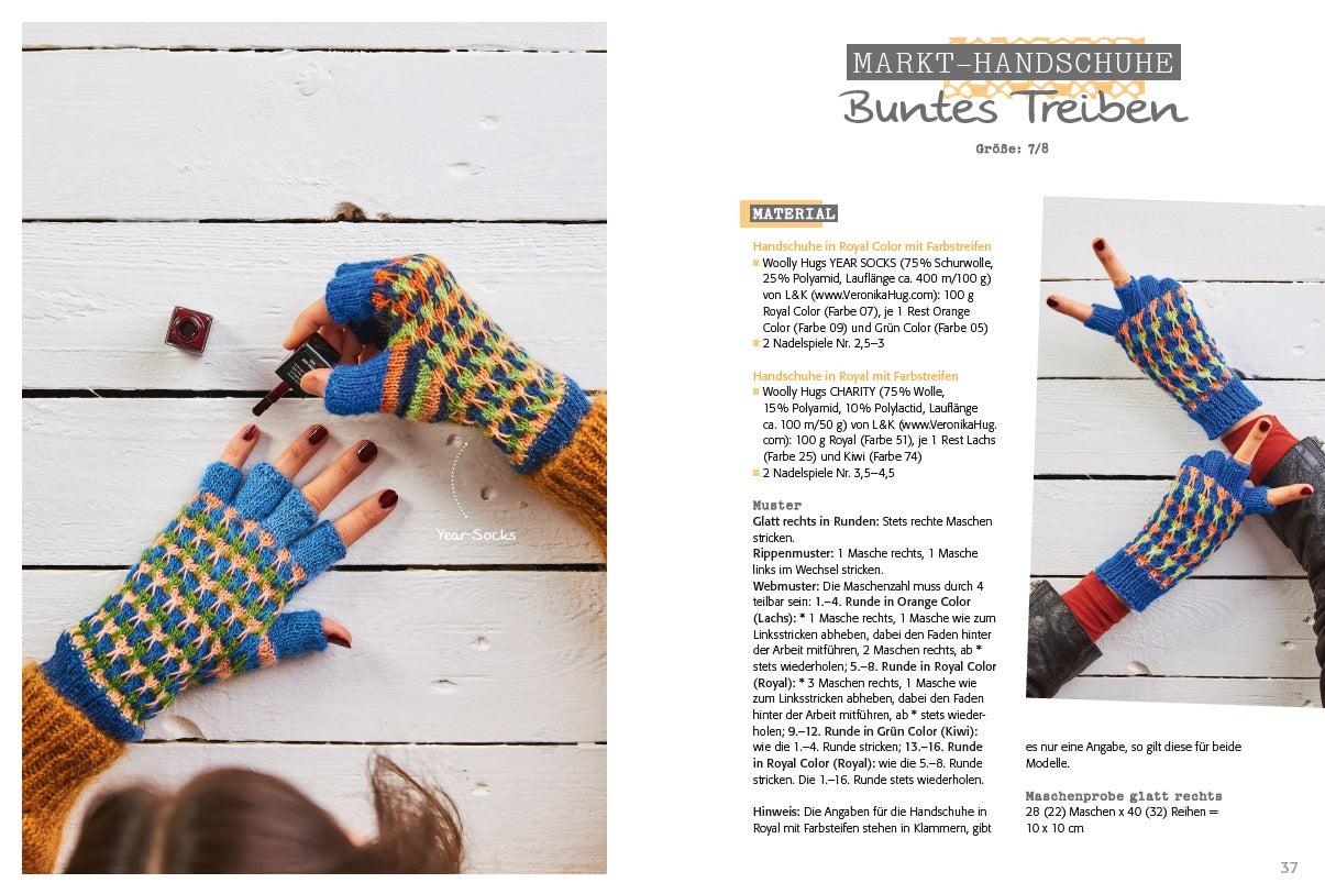 Woolly Hugs Handschuhe & Stulpen stricken von Veronika Hug