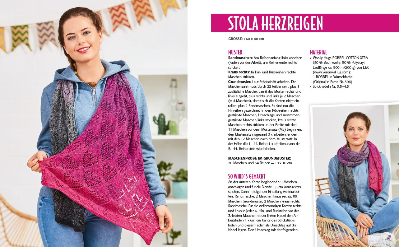 Woolly Hugs Bobbel - Neue Strick-Ideen von Veronika Hug