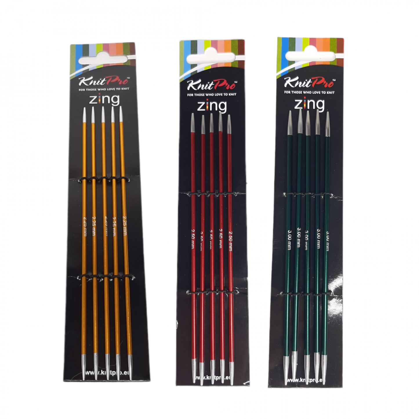 Nadelspiel Zing von Knit Pro, 15 cm