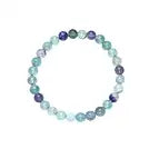Armband, Fluorit, 06mm Kugeln, 15cm (für Kinder)