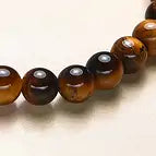 Armband, Tigerauge (gold.), 06 mm Kugeln, 15cm (für Kinder)