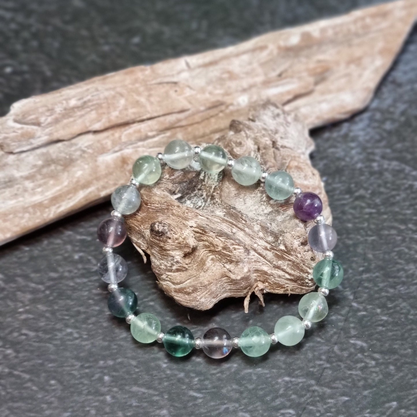 Fluorit Edelsteinarmband – Klarheit & Harmonie