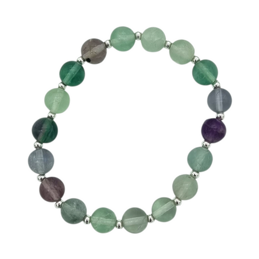 Fluorit Edelsteinarmband – Klarheit & Harmonie