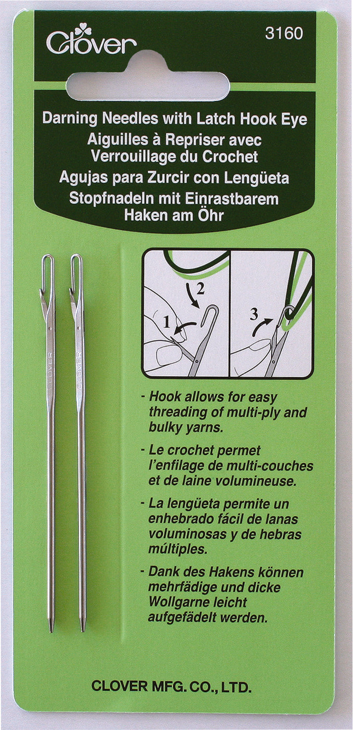 Stopfnadeln mit einrastbarem Haken am Öhr 2 St. von Clover