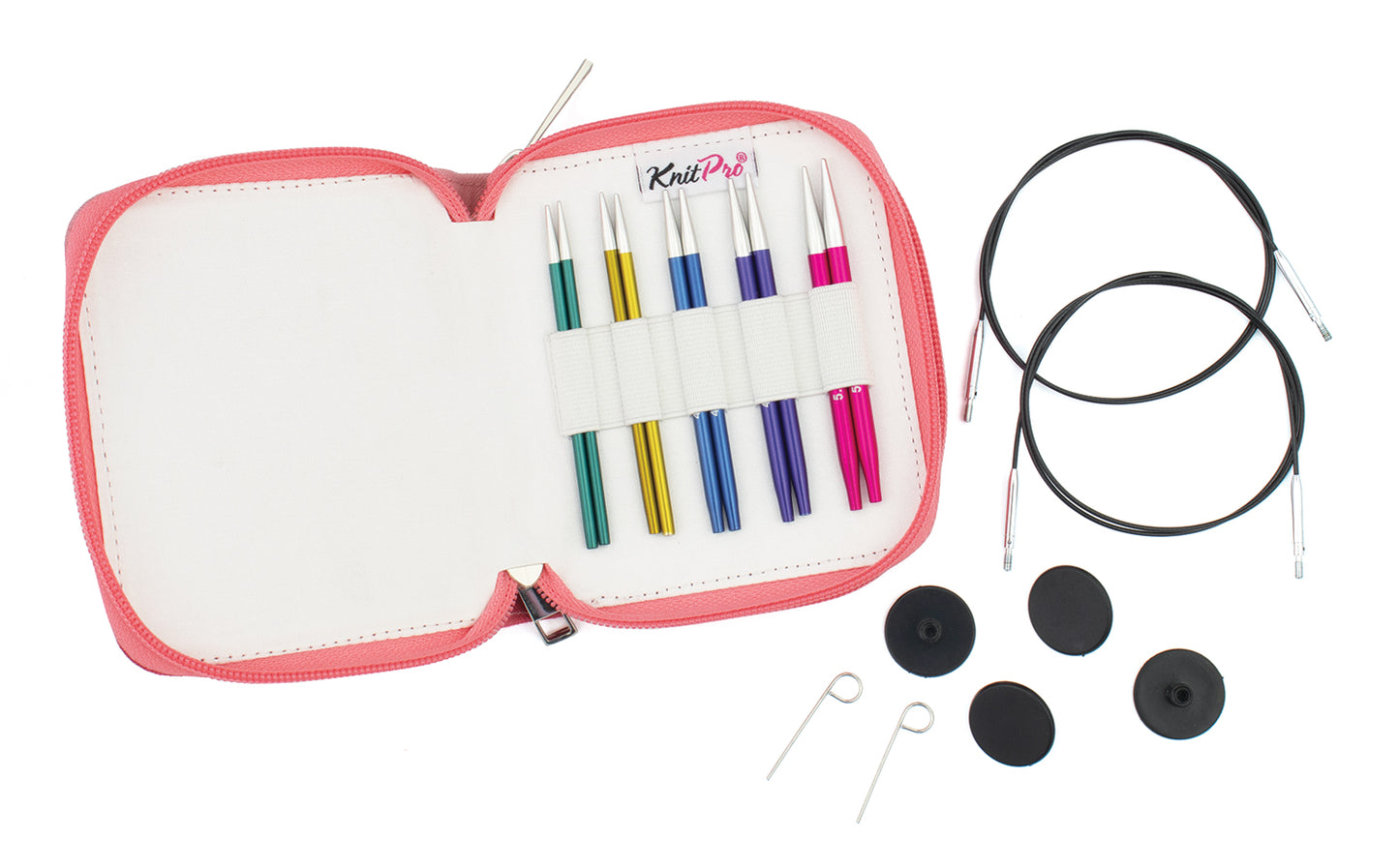 KnitPro Zing Starter-Set – austauschbare Rundstricknadeln 10 cm