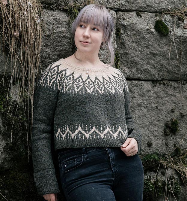 Nordic - Top Down und nahtlos gestrickt
