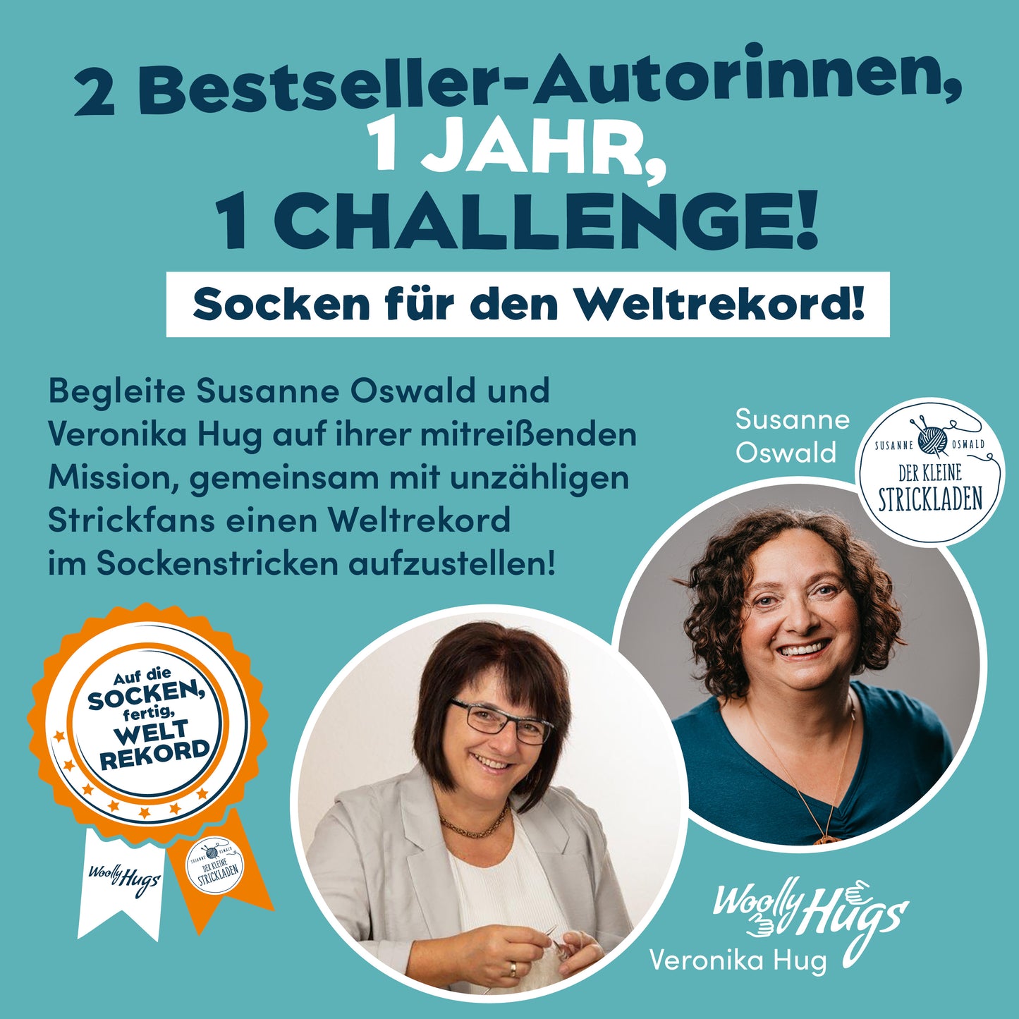 Weltrekord-Sockenwolle von Woolly Hugs