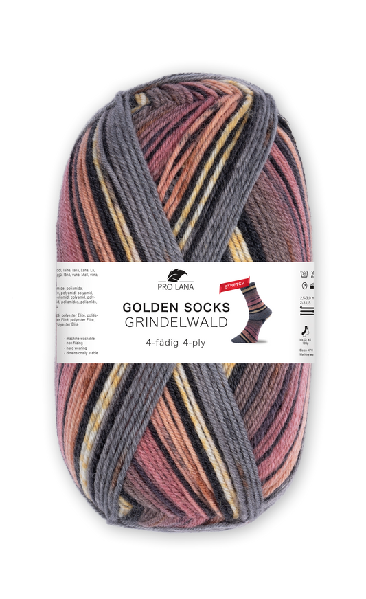 Golden Socks Grindelwald Stretch von Pro Lana