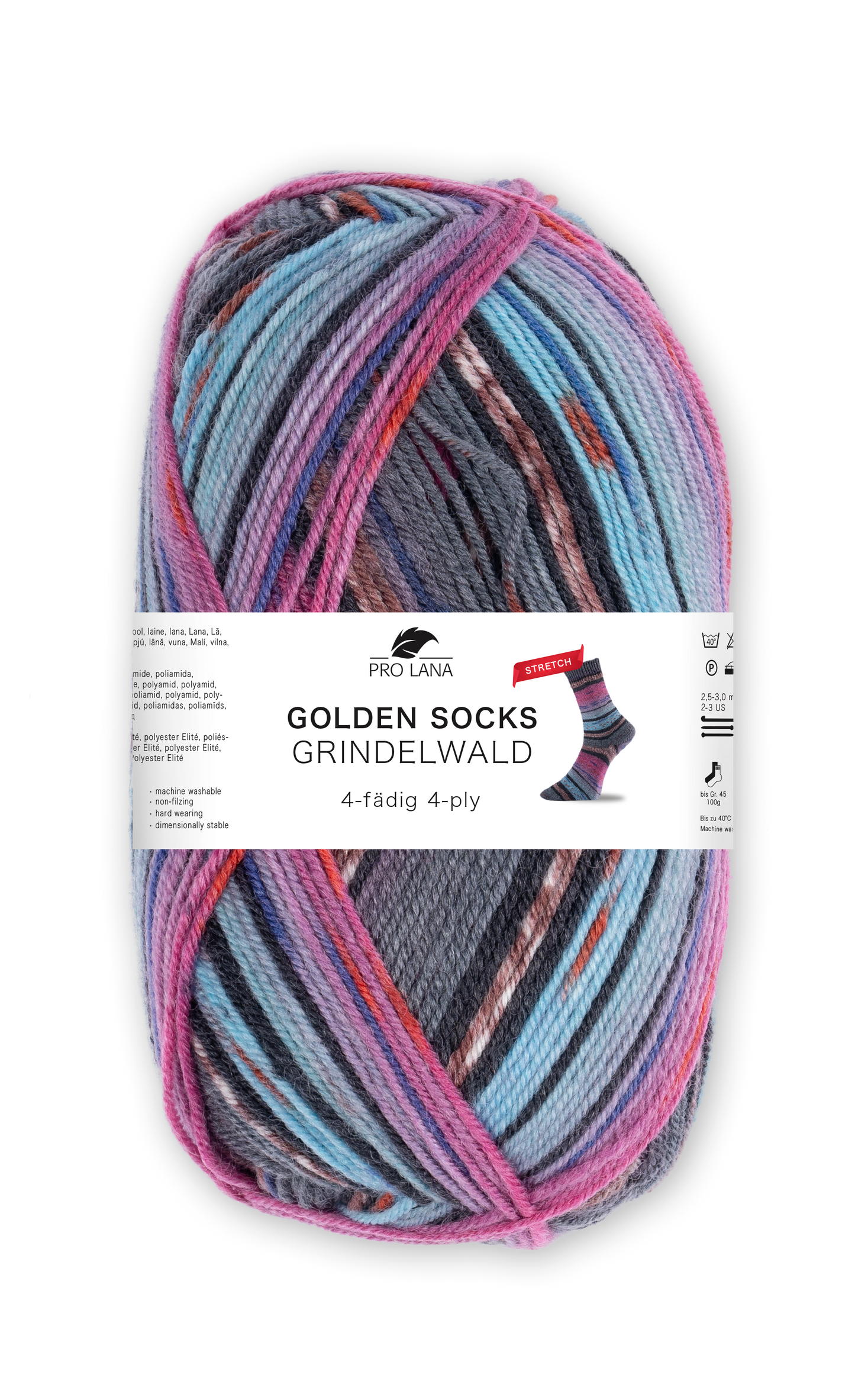 Golden Socks Grindelwald Stretch von Pro Lana
