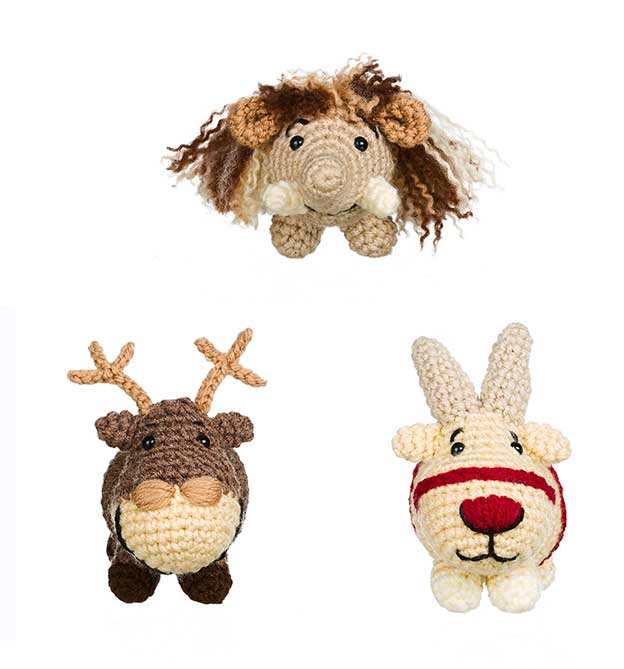 winterliche Wollowbies - Amigurumis für die Winterzeit häkeln von Jana Ganseforth