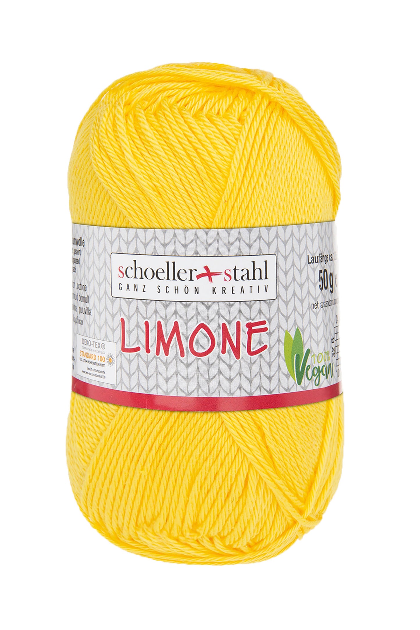 Baumwollgarn Limone von Schöller + Stahl