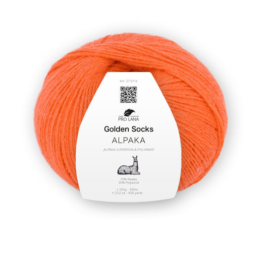 Golden Socks Alpaka Sockenwolle 4-fach von Pro Lana