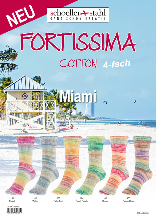 Sockenwolle Cotton Miami von Schöller + Stahl