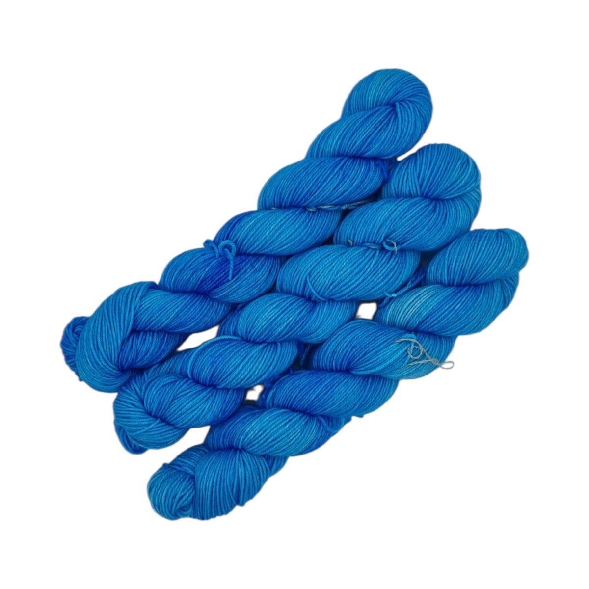 Handgefärbte Merinosockenwolle 50 g - Eisberg