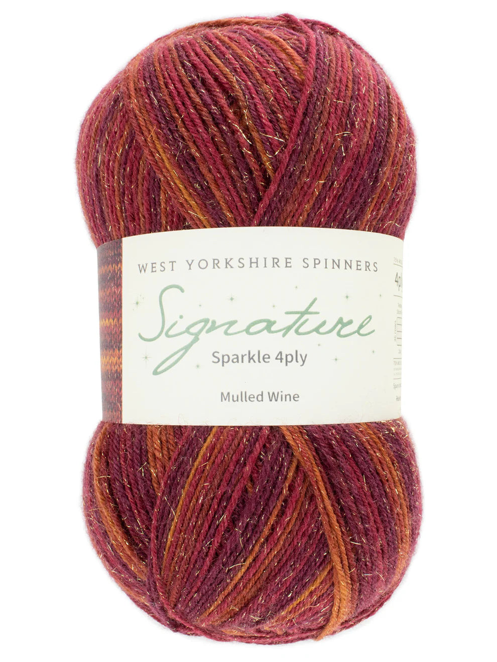 Signature Sparkle (Glitzer) Christmas Collection 4fach von West Yorkshire Spinners