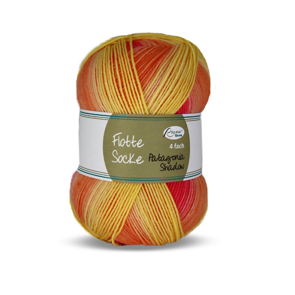 Sockenwolle Flotte Socke 4f. Patagonia Shadow von Rellana
