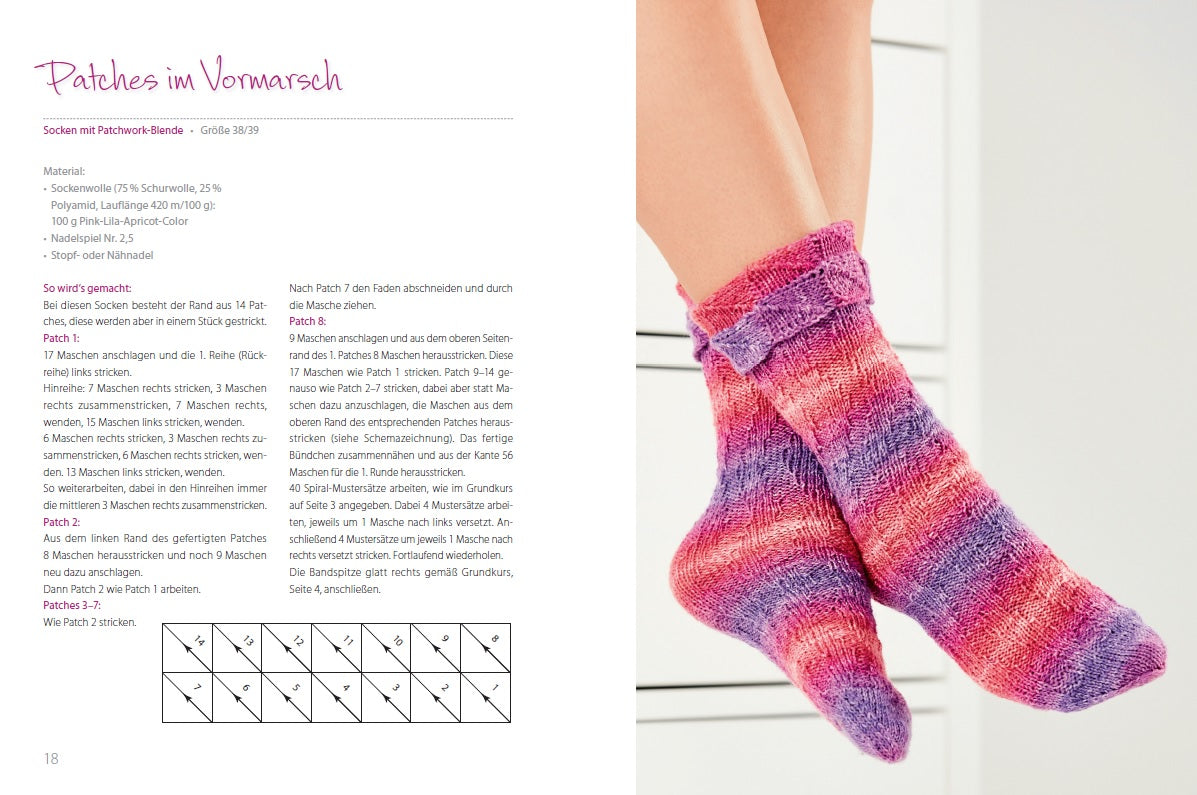 Spiralsocken von Laila Wagner